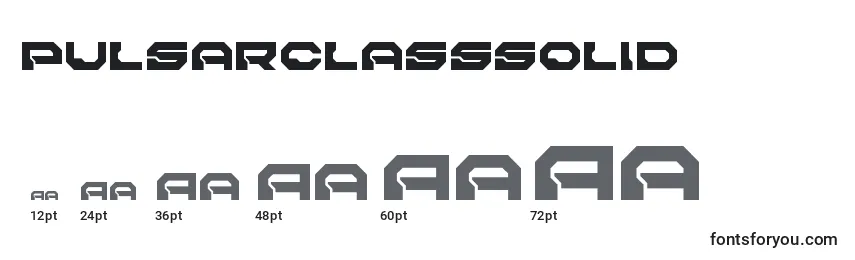 Pulsarclasssolid Font Sizes
