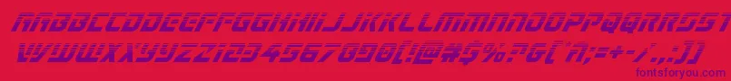 Legiosabinahalfital Font – Purple Fonts on Red Background