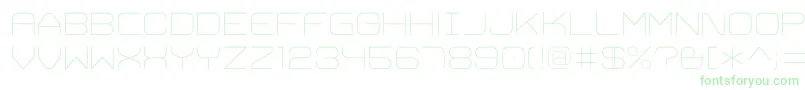 TrivialUltralight-fontti – vihreät fontit