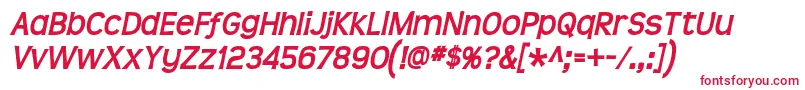 Teen Bolditalic Font – Red Fonts