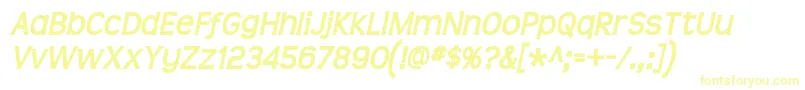 Teen Bolditalic Font – Yellow Fonts