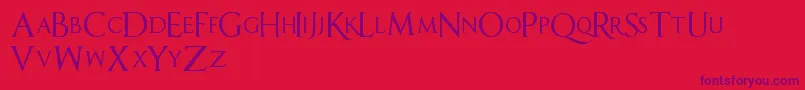 SellYourSoul Font – Purple Fonts on Red Background