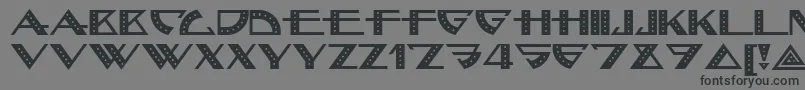 Bellhopnf Font – Black Fonts on Gray Background