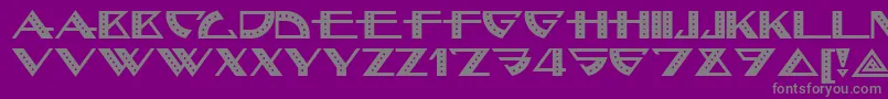 Bellhopnf Font – Gray Fonts on Purple Background