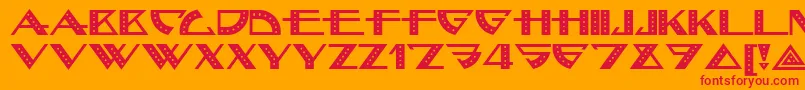 fuente Bellhopnf – Fuentes Rojas Sobre Fondo Naranja