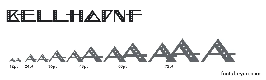 Bellhopnf Font Sizes