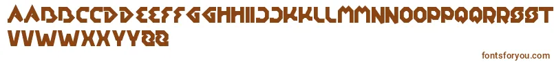 Шрифт EarthAircraftUniverse – коричневые шрифты