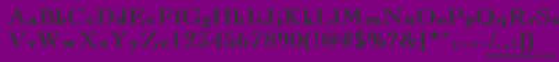 CaslonopenfaceBold Font – Black Fonts on Purple Background