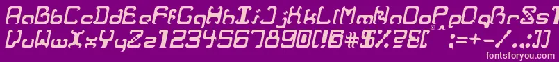 RvrIt Font – Pink Fonts on Purple Background