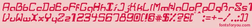 RvrIt Font – Red Fonts on Pink Background