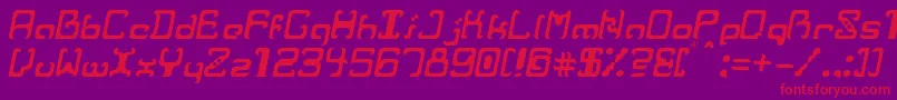 RvrIt Font – Red Fonts on Purple Background