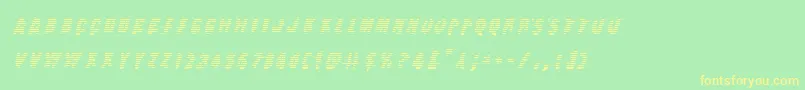 More about Earthshakegradital Font Earthshakegradital Font – Yellow Fonts on Green Background