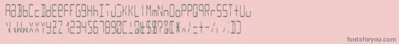 En savoir plus sur la police Lcd14condensed Police Lcd14condensed – polices grises sur fond rose