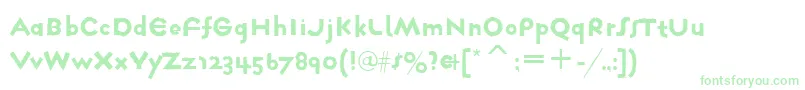FarmhausNormalItcTt-Schriftart – Grüne Schriften