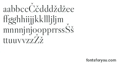 LibrecaslondisplayRegular font – slovenian Fonts