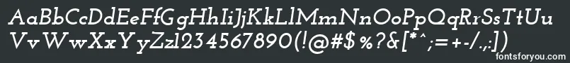JosefinSlabBoldItalic Font – White Fonts