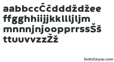 CodecWarmHeavyTrial font – slovenian Fonts