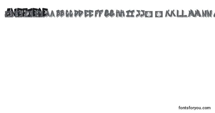 Czcionka OnePiece – alfabet, cyfry, specjalne znaki