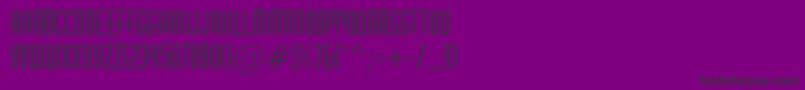 Weitere Informationen zur AHuxleydbl-Schriftart AHuxleydbl-Schriftart – Schwarze Schriften auf violettem Hintergrund