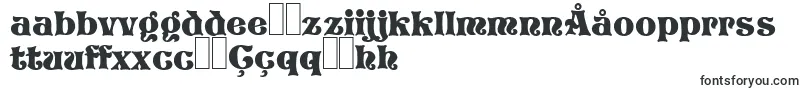 フォントP820DecoRegular – ウズベク文字