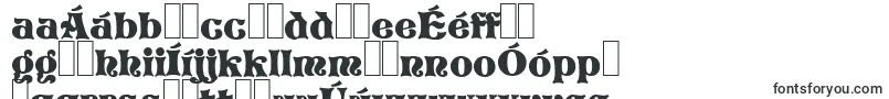 フォントP820DecoRegular – ゲール文字