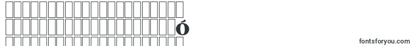 フォントP820DecoRegular – ウイグル文字
