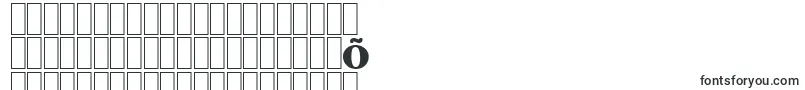 フォントP820DecoRegular – アルメニア文字
