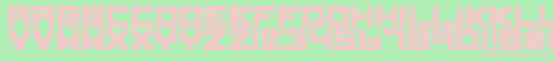 SpleenMachinePk Font – Pink Fonts on Green Background