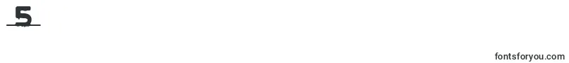 LvdcGncdRmx2-Schriftart – Schriften für die Ziffer 5