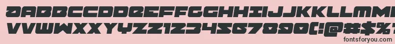 Banjinsemital Font – Black Fonts on Pink Background