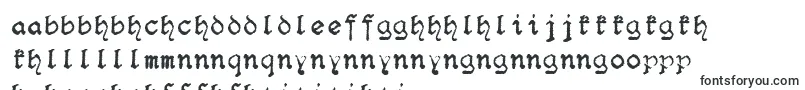 F25Blacklettertypewriter-Schriftart – sesotho Schriften