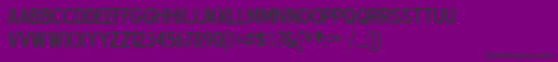 Police Bluehigd – polices noires sur fond violet