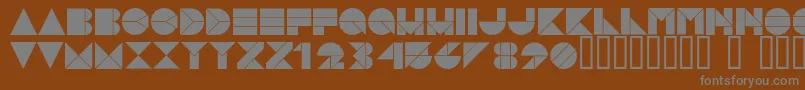 Weitere Informationen zur PangraphBlack-Schriftart PangraphBlack-Schriftart – Graue Schriften auf braunem Hintergrund