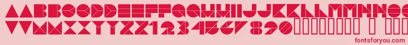 PangraphBlack Font – Red Fonts on Pink Background