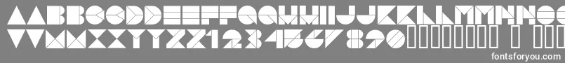 PangraphBlack Font – White Fonts on Gray Background