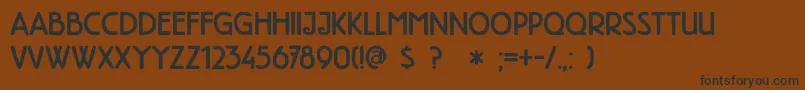 DkHighTea Font – Black Fonts on Brown Background