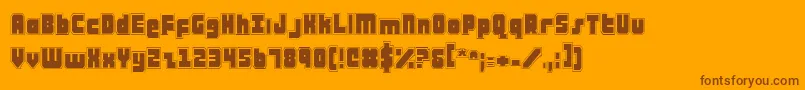 More about AlphaTaurusPro Font AlphaTaurusPro Font – Brown Fonts on Orange Background