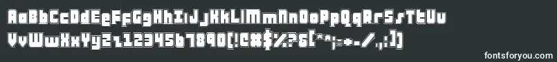 Шрифт AlphaTaurusPro – белые шрифты
