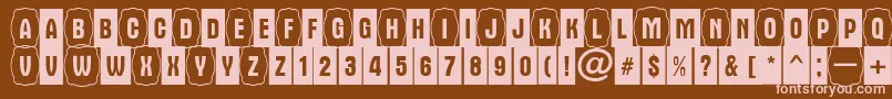 More about AAlternacmdc1cb Font AAlternacmdc1cb Font – Pink Fonts on Brown Background