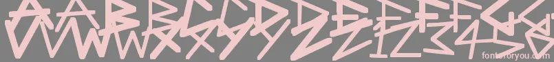 fuente AngularAnarchy – Fuentes Rosadas Sobre Fondo Gris