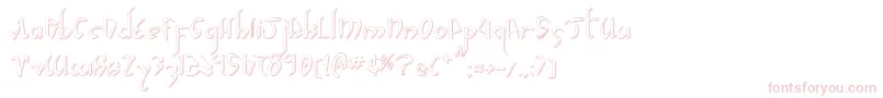 Xaphan2s Font – Pink Fonts on White Background