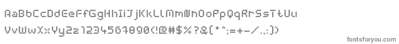 フォントWebpixelBitmapMedium – 灰色のフォント