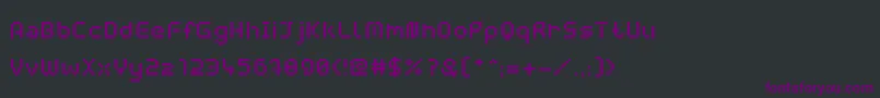 WebpixelBitmapMedium Font – Purple Fonts on Black Background