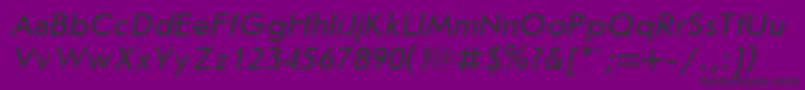 Jrs56C Font – Black Fonts on Purple Background