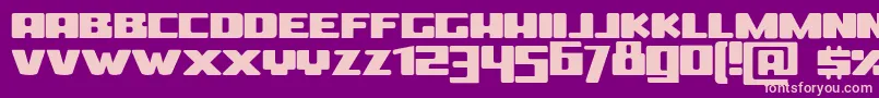 Black Font – Pink Fonts on Purple Background
