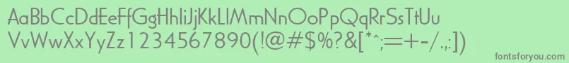 More about OpcivetLight Font OpcivetLight Font – Gray Fonts on Green Background