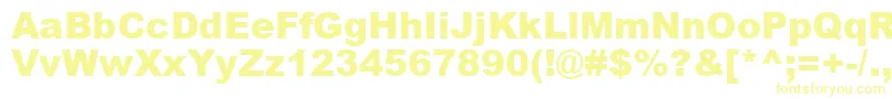 ArialBlackKoi8 Font – Yellow Fonts