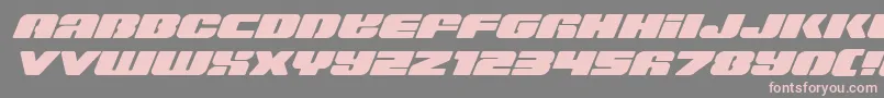 Capricusexpand Font – Pink Fonts on Gray Background