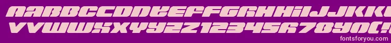 Шрифт Capricusexpand – розовые шрифты на фиолетовом фоне