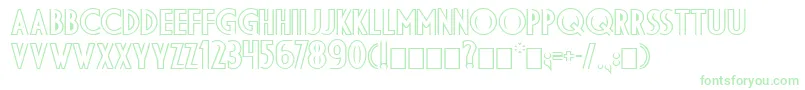 DsDiplomaDblBold-Schriftart – Grüne Schriften